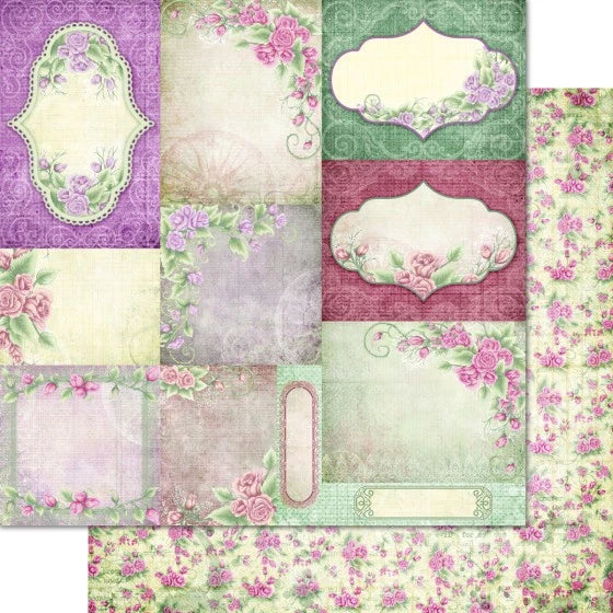 Elegant Rose Frames Paper Collection