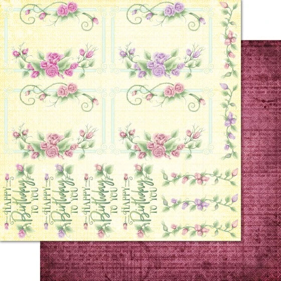 Elegant Rose Frames Paper Collection