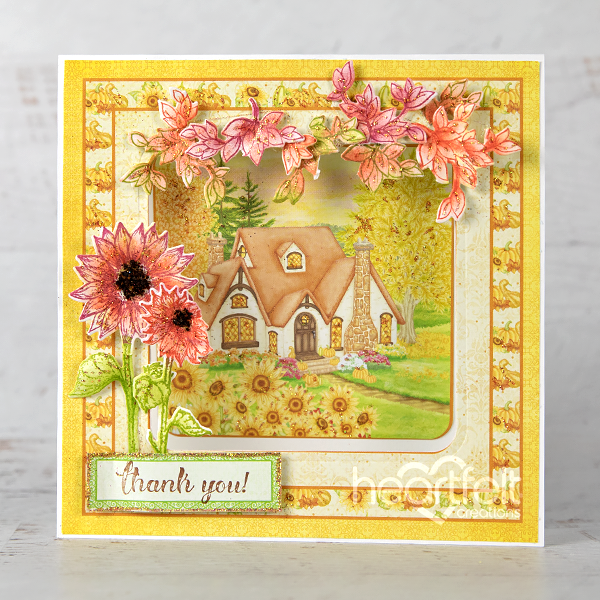 Countryside Autumn 'scapes Cling Stamp Set And Die COMBO