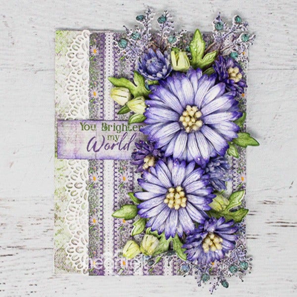Wild Aster Cling Stamp Set