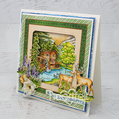 Create a 'scape Wilderness Cling Stamp Set And Die COMBO