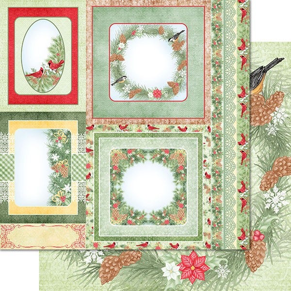 Snowy Pines Paper Collection