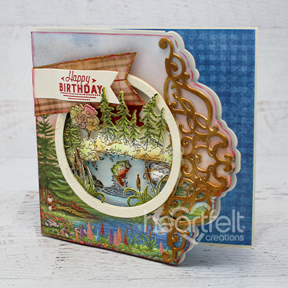 Create a 'scape Trout Lake Cling Stamp Set and Die COMBO
