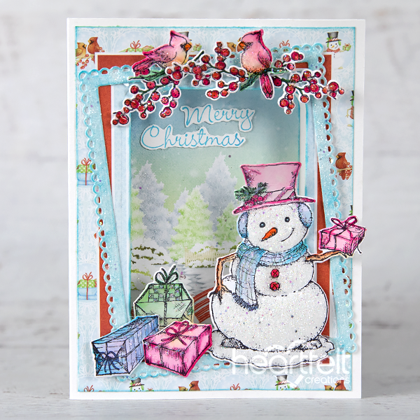 Countryside Winter 'scapes Cling Stamp Set And Die COMBO