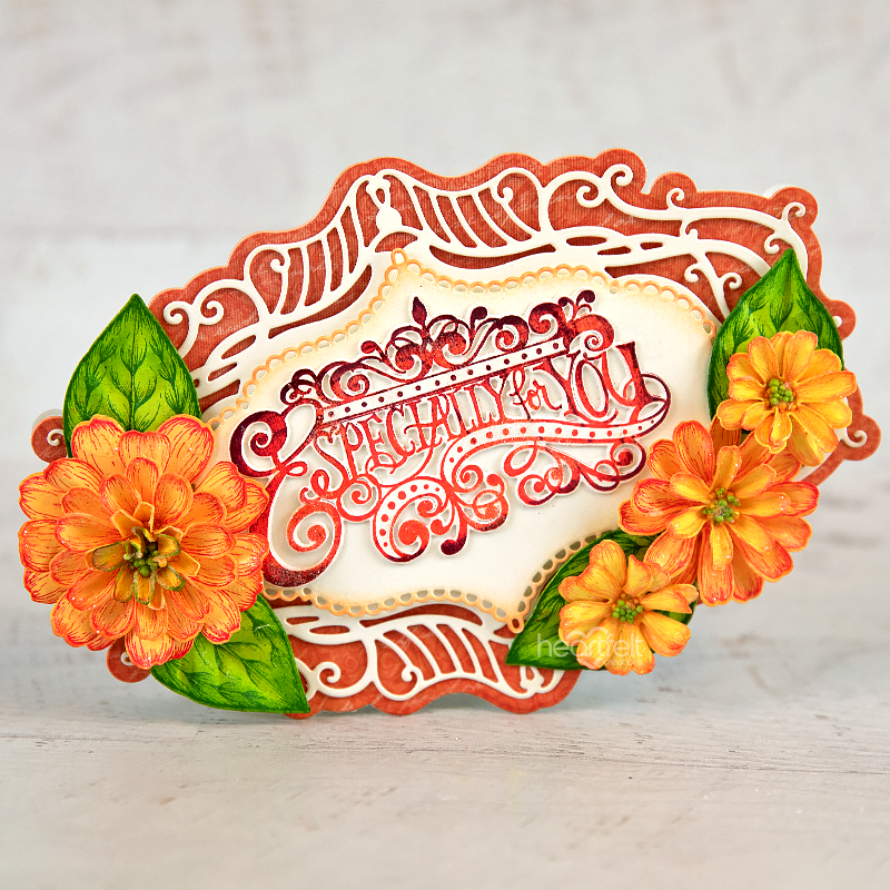 Elegant Especially for You Cling Stamp Set and Die COMBO