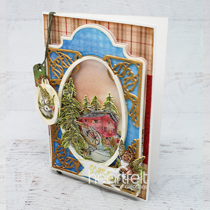 Create a 'scape Wilderness Cling Stamp Set And Die COMBO