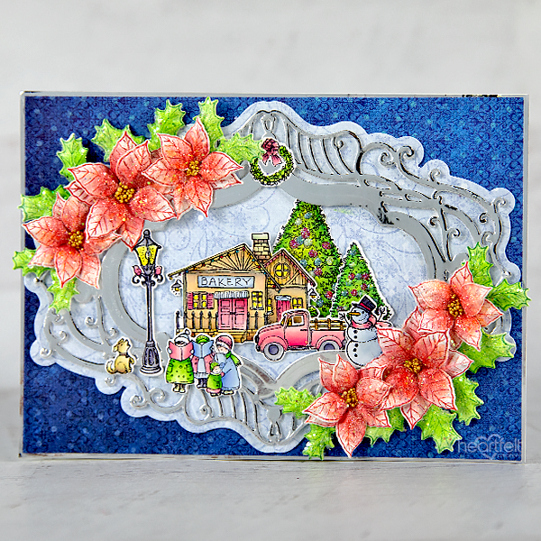 Festive Winterscapes Cling Stamp Set And Die COMBO