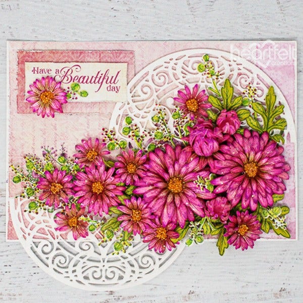 Wild Aster Cling Stamp Set