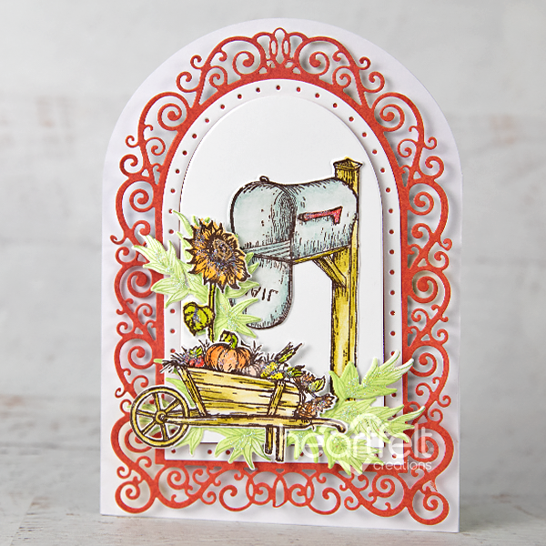 Countryside Autumn 'scapes Cling Stamp Set And Die COMBO