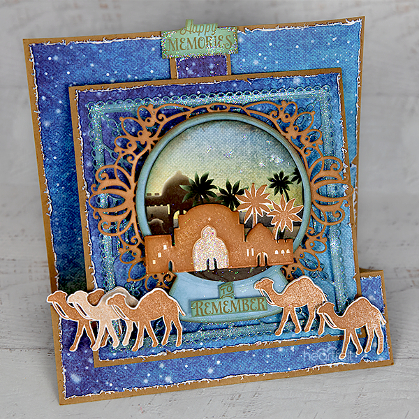 Starry Night Winterscapes Cling Stamp Set And Die COMBO