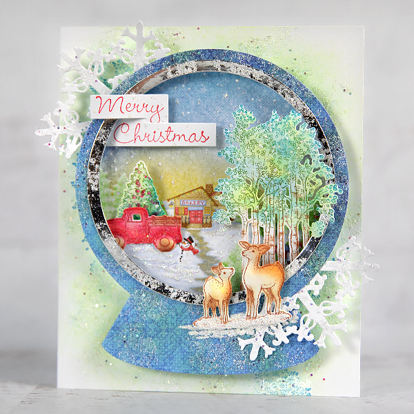 Festive Snowglobe Die