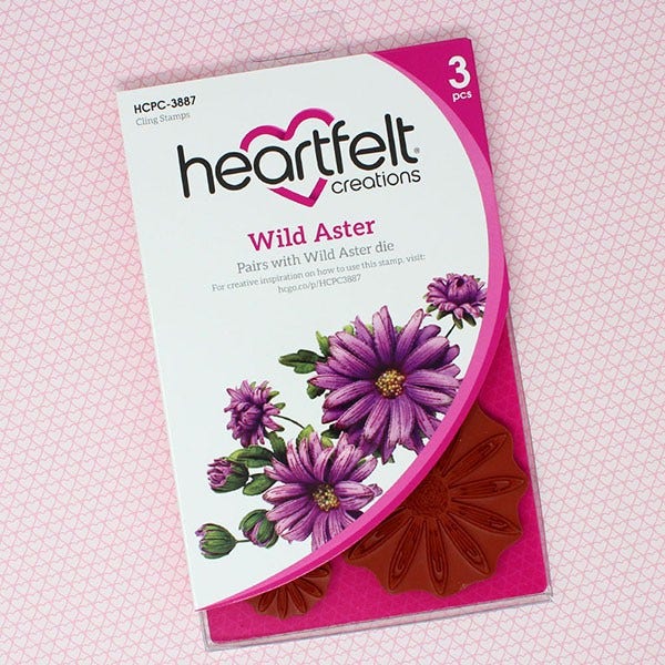 Wild Aster Cling Stamp Set