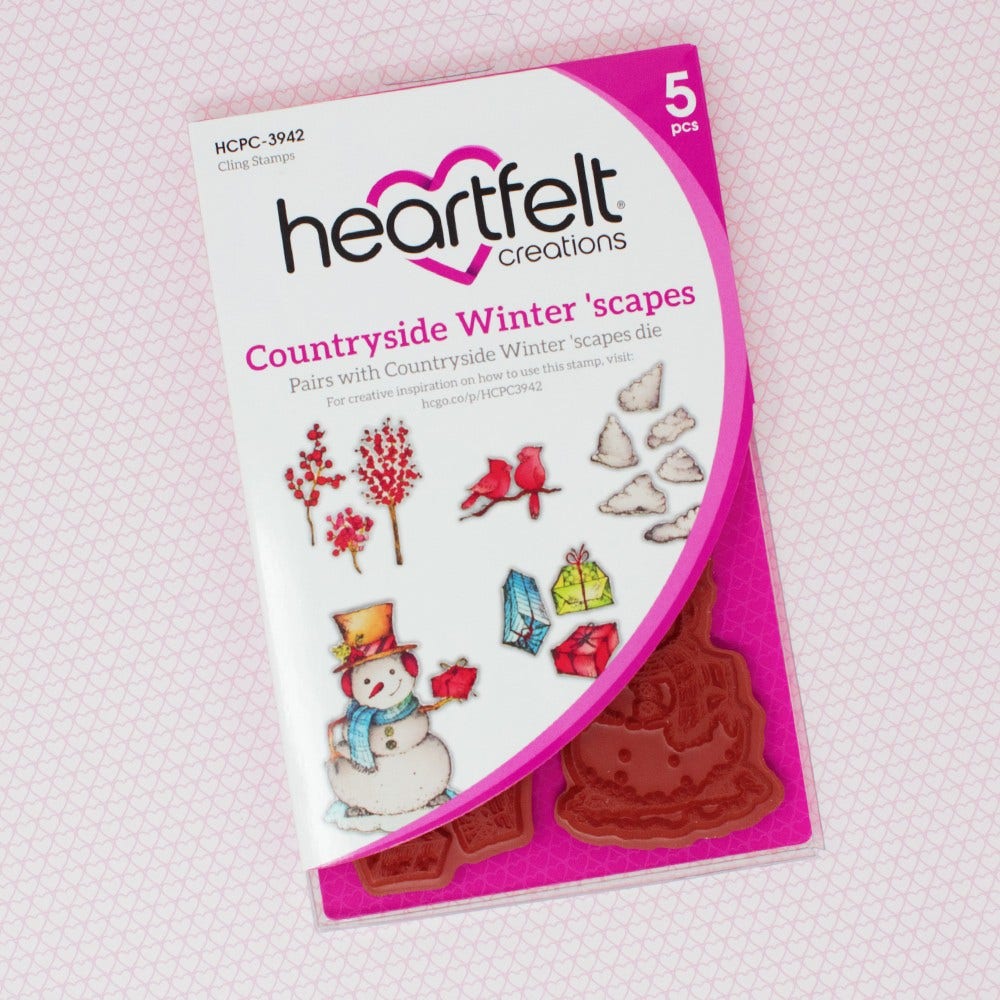 Countryside Winter 'scapes Cling Stamp Set And Die COMBO