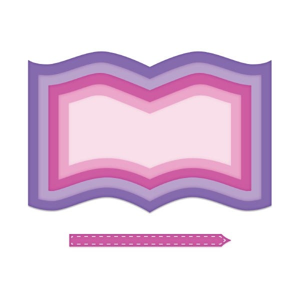 Booklet Frames Die and Booklet Basic Die COMBO