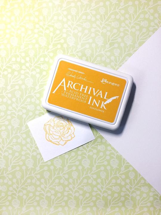 Archival Ink Pad - Sunflower (Wendy Vecchi)