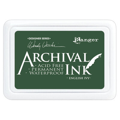 Archival Ink Pad - English Ivy (Wendy Vecchi)