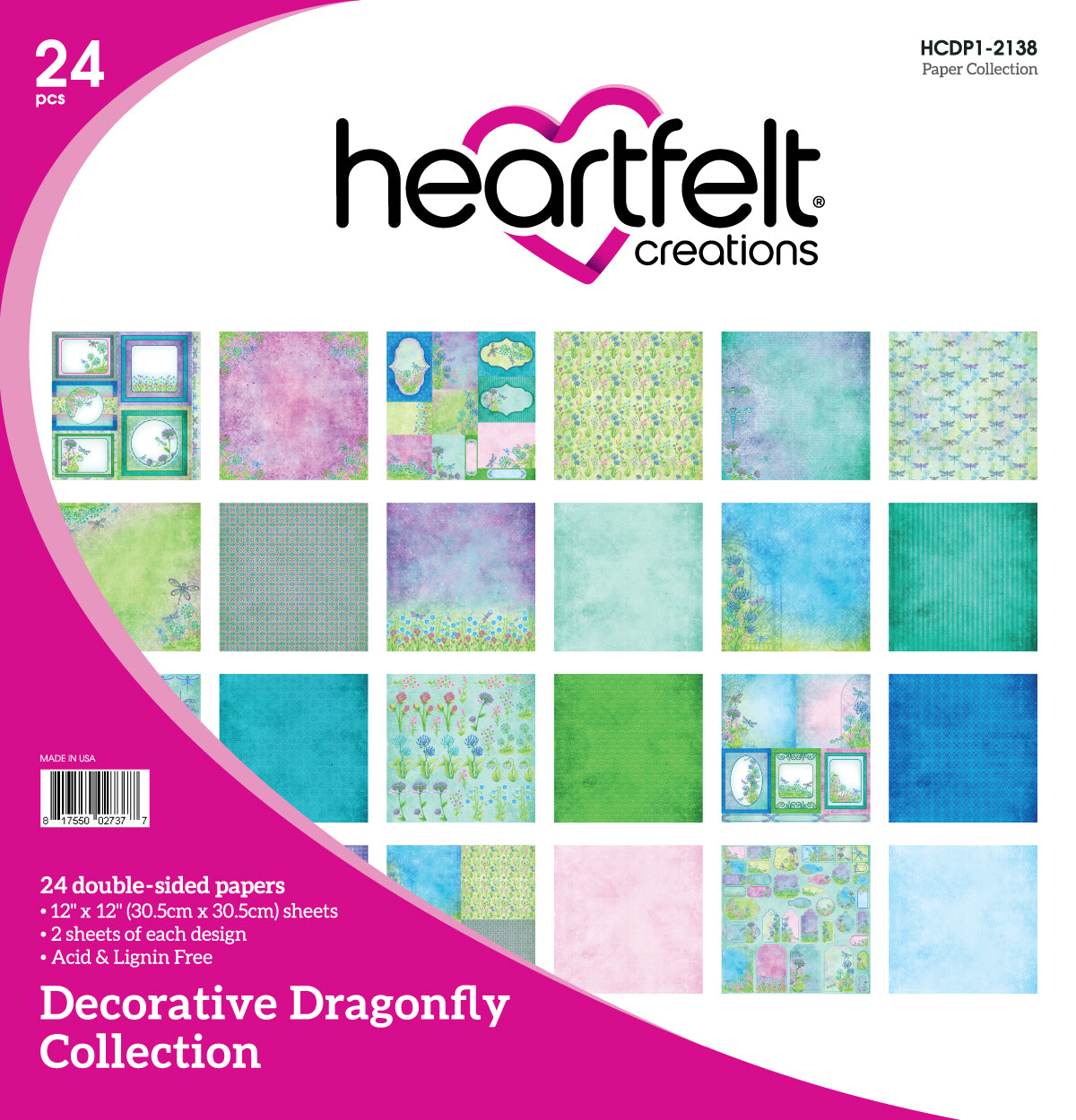 Decorative Dragonfly Paper Collection