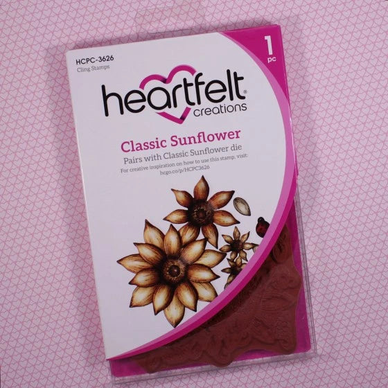 Classic Sunflower Cling Stamp Set