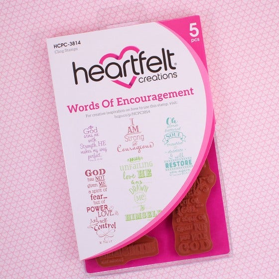 Words Of Encouragement Cling Stamp Set