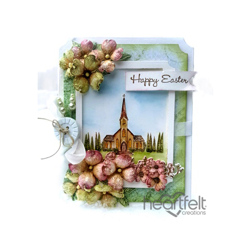 Dogwood Chapel Cling Stamp Set