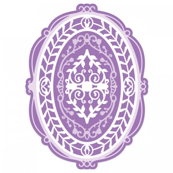 Simply Classic Oval Frame Die