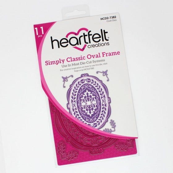 Simply Classic Oval Frame Die