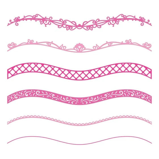 Curvy Accent Border Die
