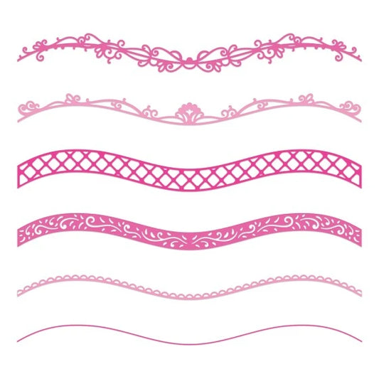 Curvy Accent Border Die