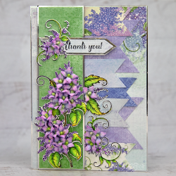 Lush Lilac Cling Stamp Set