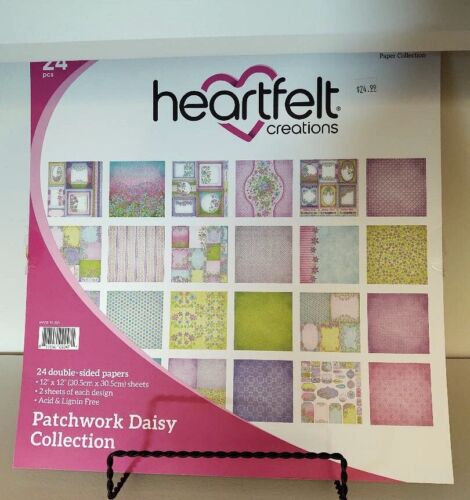 Patchwork Daisy Scrapbook Paper 12 x 12