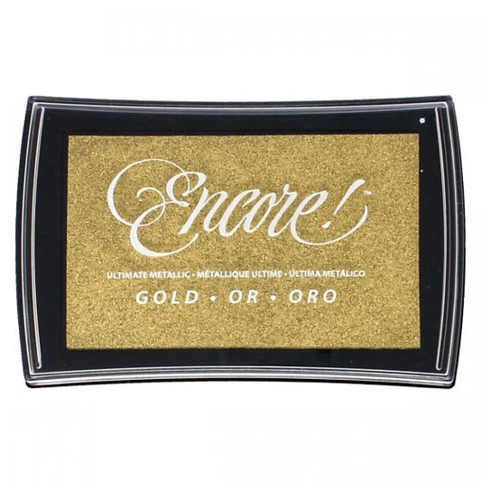 Encore Ultimate Metallic Ink Pad - Gold
