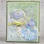 Joyous Noel Background Cling Stamp Set