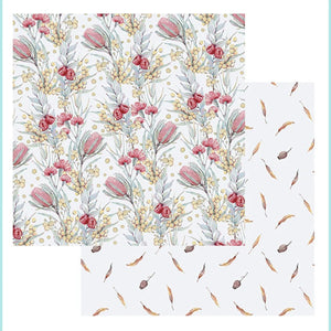 Double Sided Patterned Papers (SOLD BY THE SHEET) - Australia's Natural Beauties