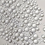 Mixed half bubble beads