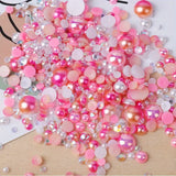 Half Round Pearls and Gemstones