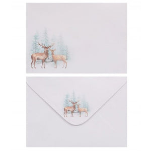 Deck The Halls Envelope - Christmas Deer - 4 x 6in (10pc)