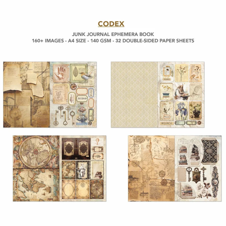 Ephemera Book Codex A4 32/Pkg