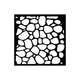 Stamperia Thick stencil cm 12X12 - Hidden Grove stone pattern