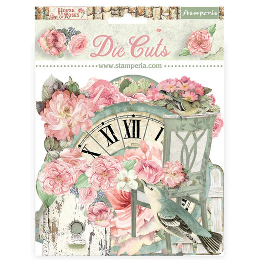 STAMPERIA DIE CUTS HOUSE OF ROSES -DFLDC114