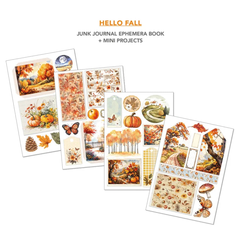 Ephemera Book Hello Fall A4 32/Pkg