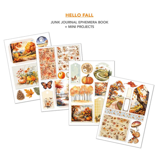 Ephemera Book Hello Fall A4 32/Pkg