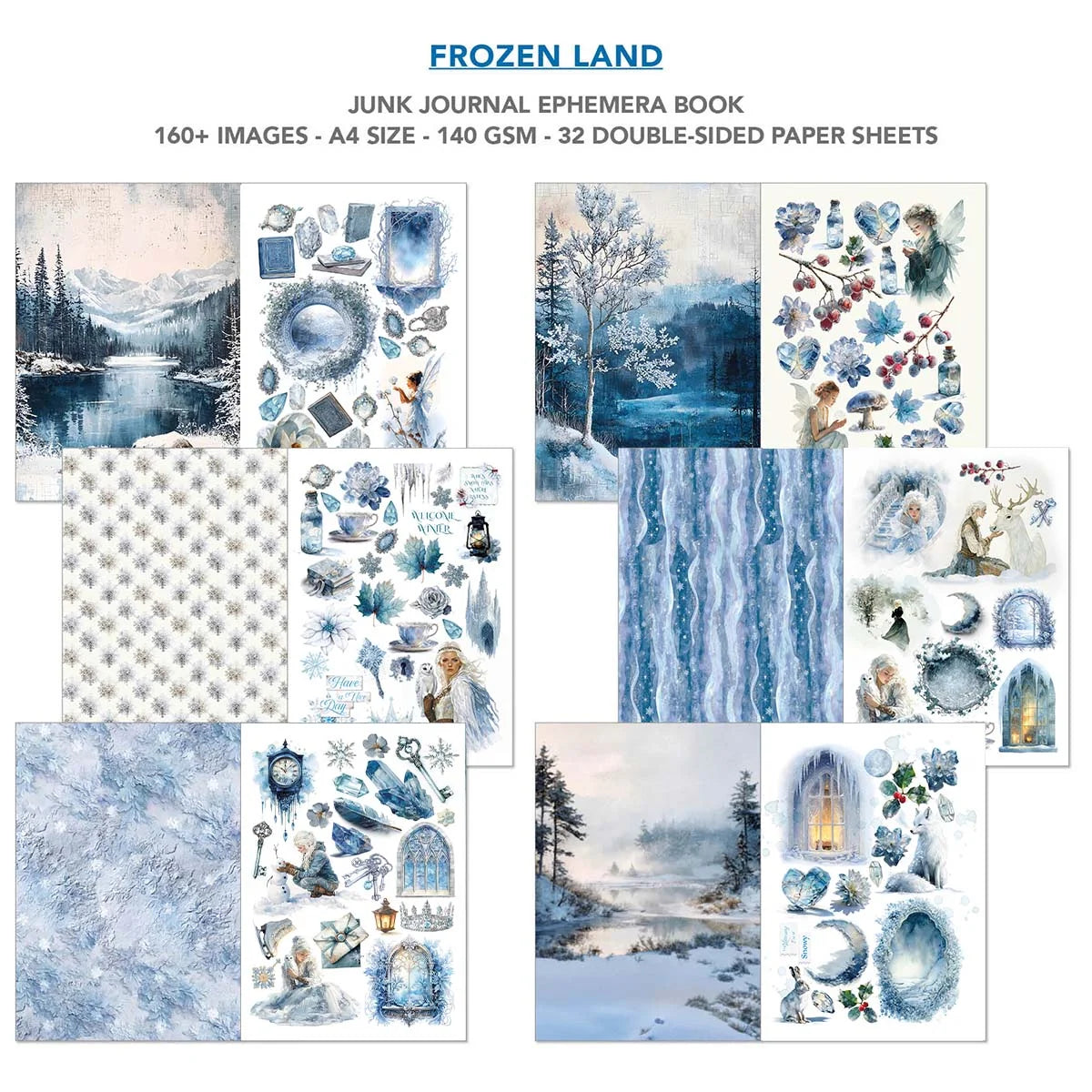 Ephemera Book Frozen Land A4 32/Pkg