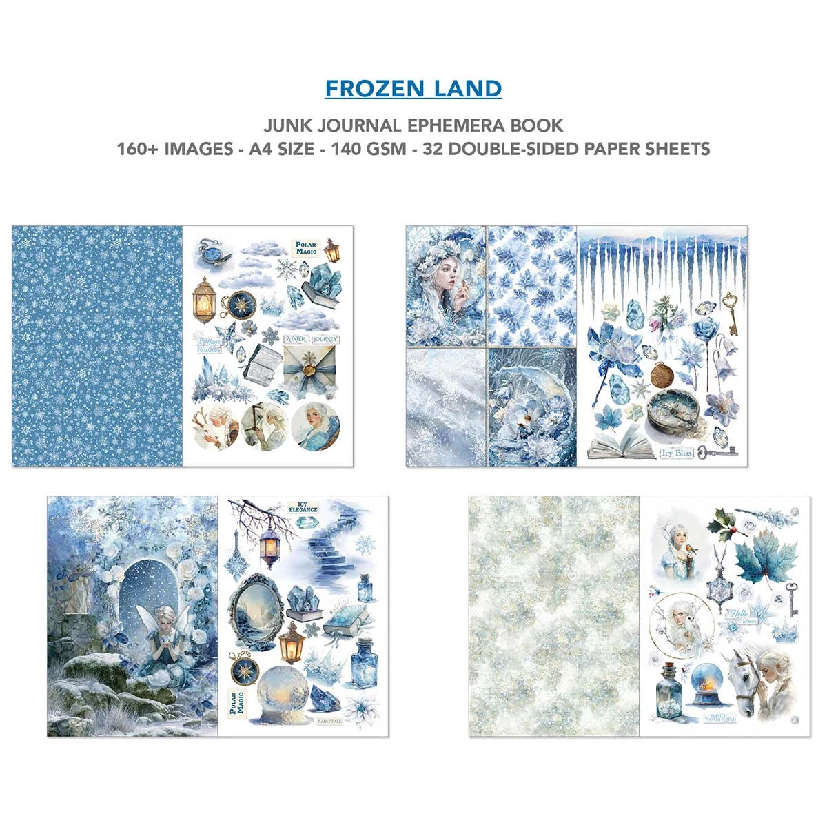 Ephemera Book Frozen Land A4 32/Pkg