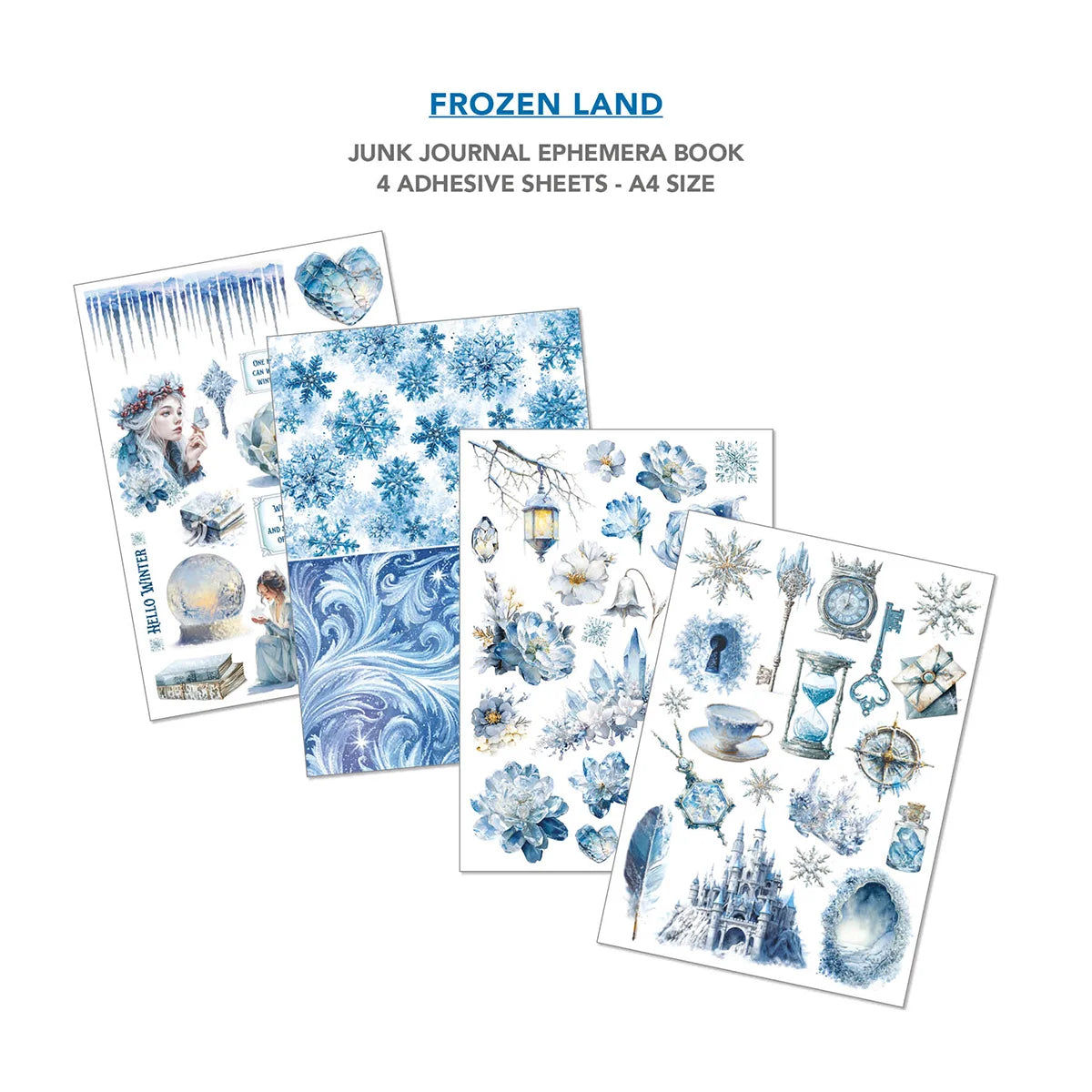 Ephemera Book Frozen Land A4 32/Pkg