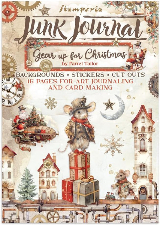 Stamperia Junk Journal : Gear Up For Christmas