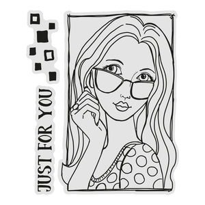 Stamp Set - You Go Girl - Just for You Portrait - 3pc