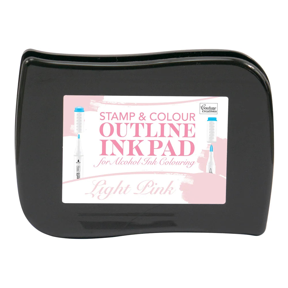 Stamp and Colour Outline Ink Pad for Alcohol Ink Colouring
