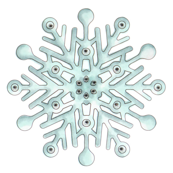Stamp - Snowflake Outline (1pc)