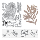 Stamp, Die & Stencil - Flourish & Thrive - Grevillia Blooms