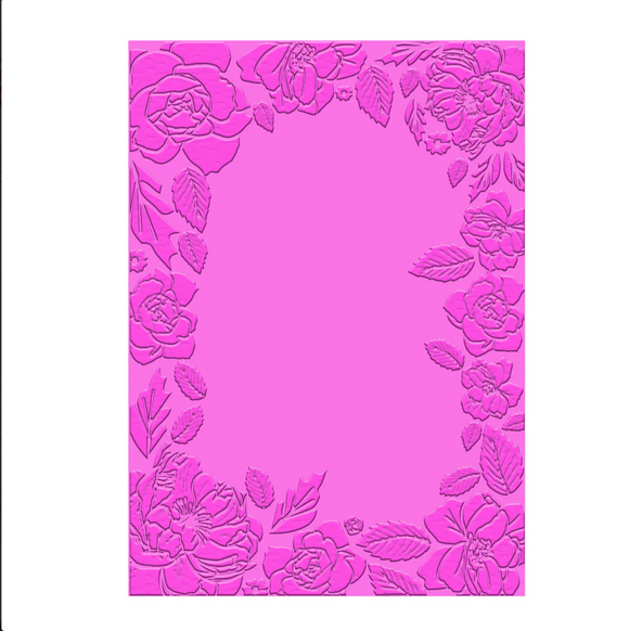 Vintage Tea Collection - 3D Embossing Folder - Assorted Flowers